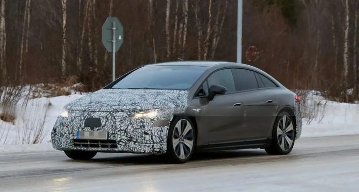 Yeni Mercedes-Benz EQS testte görüntülendi! Yıldız farlarla geliyor